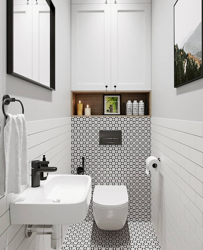 Toilettes modernes